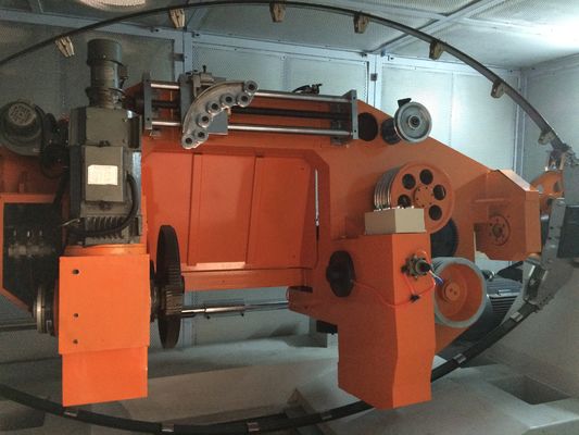 800 RPM Doppeldrehung Kupfer-Bunching-Maschine für Stromkabel / Kupferleiter