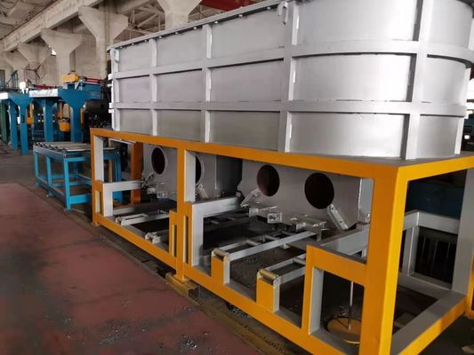 Sauerstofffreie Kupfer-Aufgussmaschine 4000 Tonnen Ofen-Durchlaufgussmaschine
